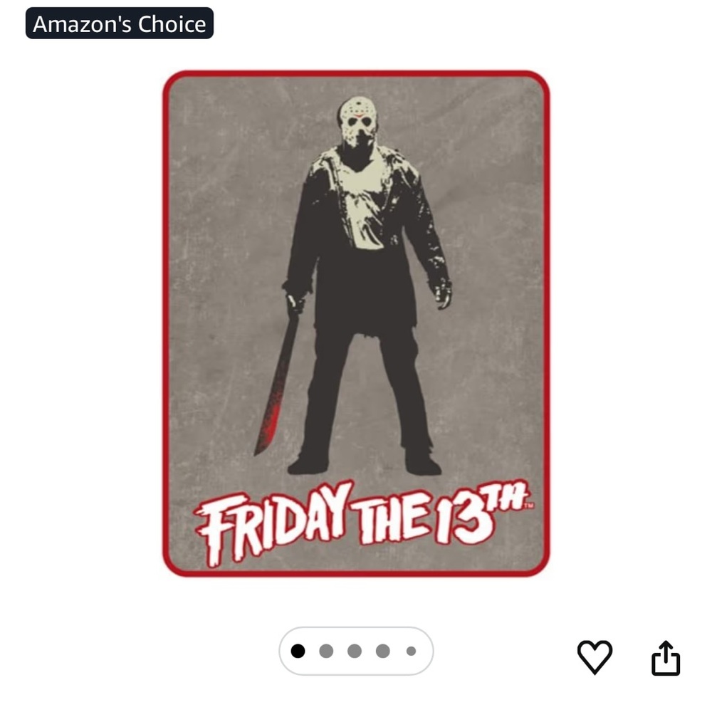 Kids Friday the 13th Throw Blanket 46x60